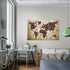 Wandbilder Wohnzimmer XXL Küche Kaffee Moderne Bilder Weltkarte